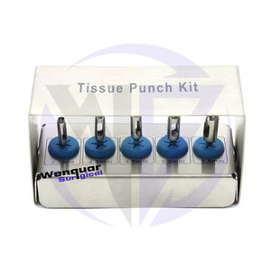 Kit Manual de Perforación de Tejido Dental con Porta Brocas Quirúrgicas, 5 Piezas de Acero Inoxidable, Certificado CE, para Instrumentos de Cirugía de Implantes - Product Image 2