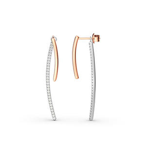 Pendientes de Moda Jeulia Magic Curve - Product Image 2