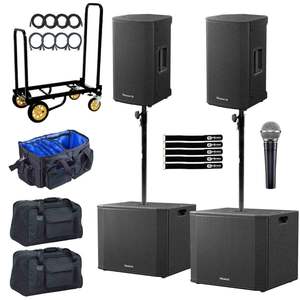 Elegante Mezclador de DJ Estilo Piano XPRS102 Activo con 10 Altavoces y 18 Subwoofer, Envío Rápido, Modelo de Teclado Mecánico 600 - Product Image 1