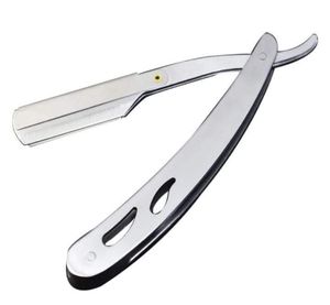 Alta calidad 2023 mango de madera corte garganta peluquero maquinilla de afeitar plegable hoja única Acero inoxidable logotipo personalizado Color - Product Image 5