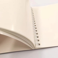 Carnet d'autocollants réutilisable A5 personnalisé à couverture souple et reliure spirale, faible MOQ, avec 50 pages recto-verso en papier silicone anti-adhésif