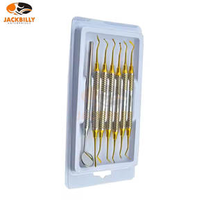 Kit de instrumentos de relleno compuestos de acero inoxidable al por mayor, suministros dentales hospitalarios, juego de restauración de amalgama de ionómero de vidrio, médico - Product Image 2