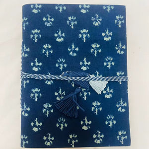 Cuaderno de Terciopelo de Lujo Hecho a Mano con Estampado de Bloques, Colores Personalizables, Logotipo Personalizado, Diario Escolar Único - Product Image 1