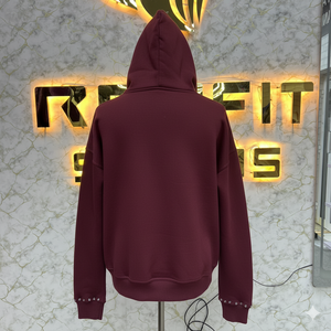 Nouveau arrivé, meilleur prix, qualité durable, sweat à capuche zippé avec fermeture éclair, sweat à capuche en molleton pour homme, streetwear, lavage à l'acide, avec strass - Product Image 4