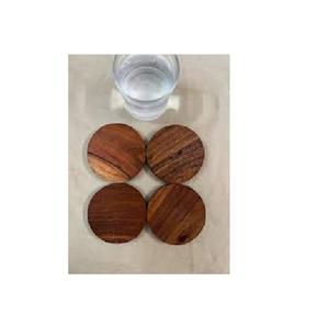 Posavasos de madera elegante, diseño Natural personalizado para bebidas calientes y frías, hogar, cocina, venta al por mayor, posavasos de madera elegante - Product Image 1