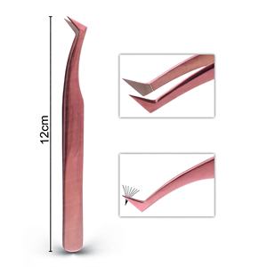 Pinces à cils de grande précision, durables, en acier inoxydable japonais, pointe en fibre, accessoires pour cils les plus vendus, outils - Product Image 1