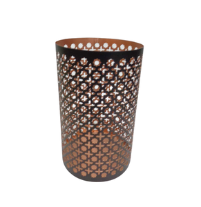 Décoration d'événement fer métal or blanc Antique bougeoir votif pour décor d'éclairage de table fait à la main personnalisé - Product Image 4