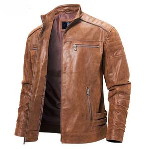 Veste en cuir pour hommes Top Design 100% de haute qualité avec doublure Quilt Full Sleeve à prix raisonnable conception personnalisée disponible - Product Image 2