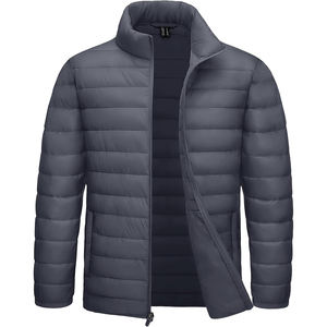 Vestes légères à col montant pour hommes Manteau d'hiver résistant à l'eau, décontracté et sportif, isolé pour les voyages et la randonnée - Product Image 2