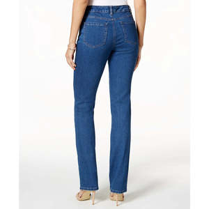 Jeans Lexington a Gamba Dritta da Donna Charter Club, Taglia 16X3 Petite, in Denim Blu, Semplici ed Eleganti, Lavabili, con Bottoni - Product Image 2