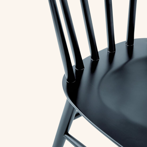 Silla de Comedor Clásica Estilo Windsor de Madera de Teca, Asiento de Madera Maciza, Muebles de Comedor Tradicionales y Modernos para Hogar, Restaurante, Cafetería - Product Image 2