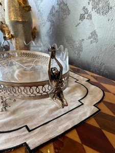 Elegante Centro de Mesa Decorativo de Metal y Vidrio para Decoración de Sala de Estar, Mesa Auxiliar y Entrada, Estilo Indio - Product Image 6