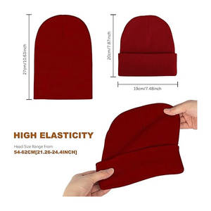 Bonnets personnalisés avec logo | Chapeaux d'hiver de qualité supérieure pour hommes femmes enfants | Fournisseur de bonnets brodés en gros - Product Image 6