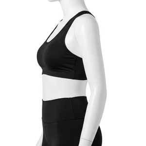 Sujetador deportivo de talla grande para mujer, tejido suave y transpirable, alta elasticidad, ligero, cómodo, para rutinas de yoga, gimnasio y footing - Product Image 3