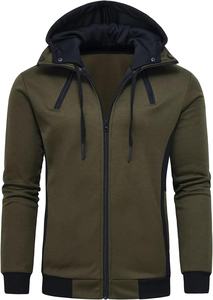 Sweats à capuche pull de haute qualité pour hommes anti-boulochage respirant séchage rapide anti-rides fabrication durable sweats à capuche pour hommes - Product Image 4