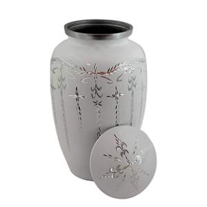 Urne funéraire en aluminium artisanale pour animaux de compagnie et cendres humaines urne commémorative pour adultes et animaux de compagnie urne funéraire de qualité supérieure. - Product Image 2