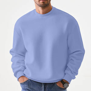 Venta al por mayor personalizada Unisex cuello redondo nuevos hombres moda sudaderas liso teñido sudadera con todas las personalizaciones y colores requeridos - Product Image 1