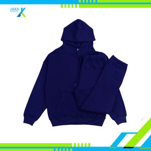 Sudadera con capucha de dos piezas para hombre y mujer de algodón de rizo francés de peso pesado, conjunto de Jogger, Jersey informal, chándal de invierno, secado rápido, cálido - Product Image 2