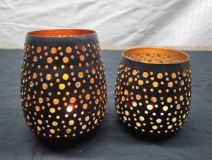 Best Trending Home Decor Customizable <b>Black</b> Powder Coating Iron Votive Candleholders <b>Lanterns</b> & Jars Handmade Christmas Decor - Product Image 5