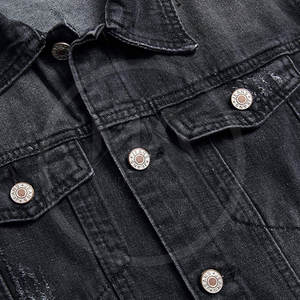 Services OEM Veste Jeans d'Hiver 100% Coton de Haute Qualité Design Personnalisé pour Hommes avec Logo Avant - Product Image 4