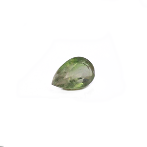 Saphir Vert Naturel de Bangkok, Pierre Libre, 4,17 carats, Minéral Clair, Coupe Goutte et Émeraude, Poli, Certifié IGI - Product Image 4