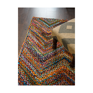 Tapis de jute Bohemian Bliss tissé à la main avec amour et expertise ajoutant une touche de nomadisme global à vos sols apportant - Product Image 1