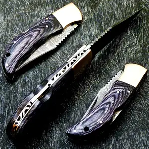 Hand Forged Kiridashi Knife set (2pcs) Kiridashi Knife. Forged