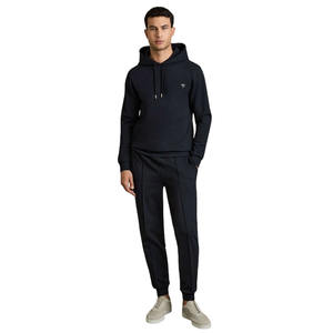 Pull à capuche unisexe surdimensionné personnalisé Sweat à capuche en polaire lourde en sweat à capuche de couleur noire par Marfa International - Product Image 1