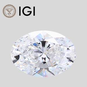 Diamant de laboratoire ovale 2 carats D VVS1 VVS2 VS1 VS2 taille ovale - Product Image 1