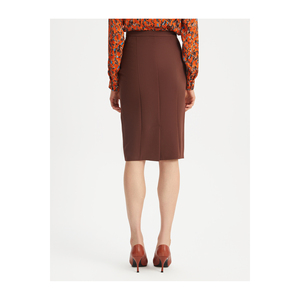 Falda lápiz midi de cintura alta sin bolsillos y sin forro de alta calidad para mujer - Product Image 5