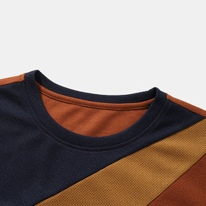 T-shirt en coton 100% uni pour homme, confortable, grande taille, coupe ample, vêtements pour homme, tenue décontractée, imprimé, prix bas - Product Image 3