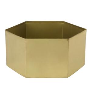 Vase minimaliste en métal fini or avec un design simple idéal pour la décoration contemporaine et les centres de table en gros d'Inde - Product Image 2