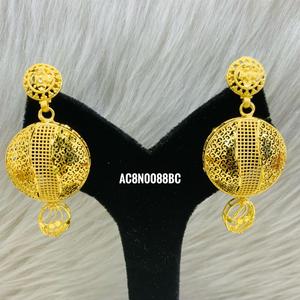 Nuevo conjunto de collares largos de diseño clásico de estilo de alta calidad con pendientes y anillos, joyería de un gramo chapada en oro de 18K para mujer - Product Image 3