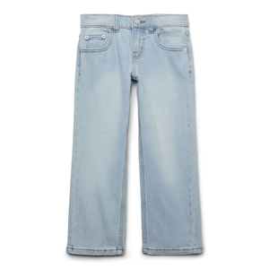 Jeans en denim droit pour garçon de qualité supérieure, taille plus, lavage délavé, design personnalisé écologique, logo personnalisé, décontracté, Bangladesh - Product Image 1