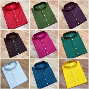 Ropa Festiva para Hombres Adultos para Ocasiones Especiales, Tela de Algodón Puro, Vestido Indio Pakistaní con Forro Plateado Tejido AG - Product Image 6