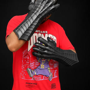 Black Wraith Gauntlets Gothic Horror Armor Gloves for Dark <b>Fantasy</b> Cosplay & Collectors - Product Image 6