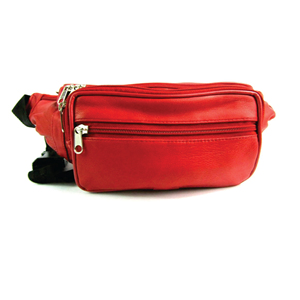 Sac de taille en cuir authentique pour hommes sac banane multi-poches organisateur de bureau de voyage en plein air - Product Image 3