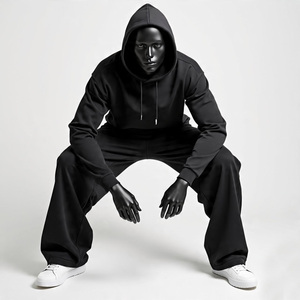 Conjunto Deportivo Informal para Hombre, 2 Piezas, Chándal de Algodón Ligero para Gimnasio, Entrenamiento, Correr, Fitness - Product Image 3