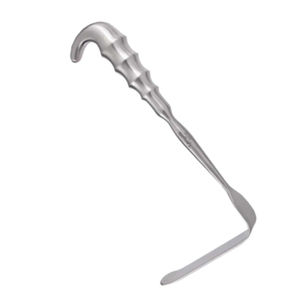 Retractor Simon de Alta Calidad, 155x27mm/155x22mm, Acero Inoxidable, 28cm de Longitud, Instrumentos Quirúrgicos Manuales - Product Image 3
