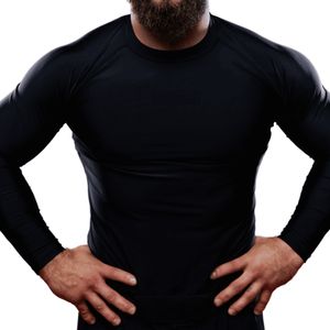 Rashguard MMA uni de qualité supérieure, manches longues, pour homme, coupe classique, compression, manches longues - Product Image 6