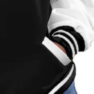 Chaquetas universitarias de mujer personalizadas al por mayor, bombardero de lana de invierno duradero y sostenible, tejido a prueba de viento, bordado teñido liso - Product Image 5