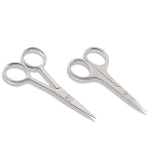 Tijeras Profesionales para Bigote y Uñas de Acero Inoxidable, Herramienta de Precisión para Recortar el Vello Facial, Cutículas y Cuidado de Manicura - Product Image 5