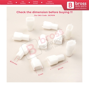 BCP018 10 Pieces Cable End Rope Dowel for <b>Window</b> Regulator Winder Mechanism Type BCP018 - Product Image 5