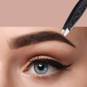 Pince à épiler à sourcils en acier inoxydable professionnel Extension de volume 3D greffage outils de maquillage pince à épiler à sourcils de haute qualité - Product Image 4