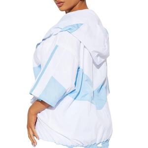 Conjunto de Dos Piezas de Moda para Mujer, Chaqueta Cortavientos con Capucha y Cremallera, con Pantalones Cortos Deportivos, para Mujer, 2026 - Product Image 3