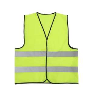 Chaleco DE SEGURIDAD reflectante de poliéster de alta visibilidad de talla grande con bolsillos Diseño de logotipo personalizado para hombres - Product Image 3