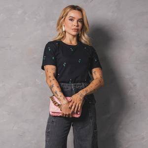 100% algodón Terry tela cuello redondo Camiseta de calidad superior patrón sólido ajuste Regular hecho a medida para hombres/mujeres High Street Custom - Product Image 2