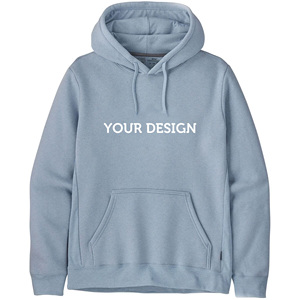 Sweat à capuche oversize pour homme en coton épais 100 % imprimé sur mesure, coupe-vent, respirant, écoresponsable, avec cordon de serrage - Product Image 3