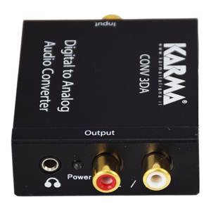 Convertidor de Audio Digital a Analógico CONV 3DA Negro con Conector para Auriculares, Divisor y Convertidor de Audio - Product Image 5
