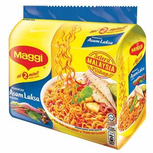 Combo de Curry y Pollo, Fideos Instantáneos Maggi de Harina de Trigo Refinada, Listos en 2 Minutos, Marca Popular en Malasia, Nestlé, Comida de Venta Rápida - Product Image 2